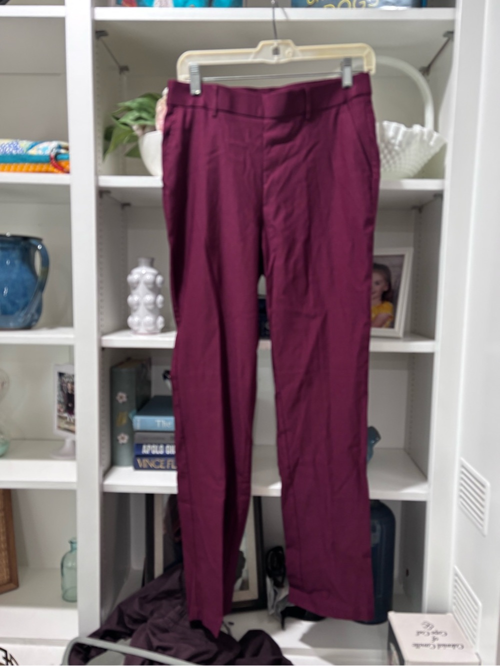NWT Rafaela Burgundy Stretch Dress Pants Sz 4
